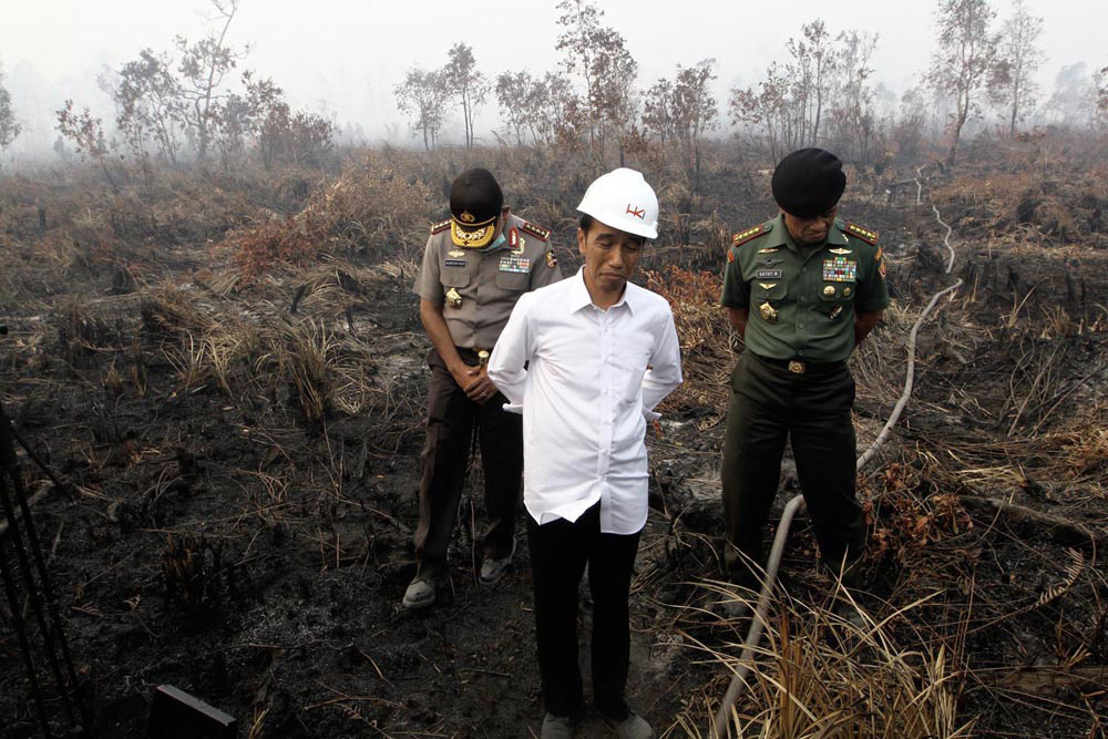 Tinjau Titik Api, Karya Abriansyah Liberto, Pemenang Photo of the Year APFI 2016